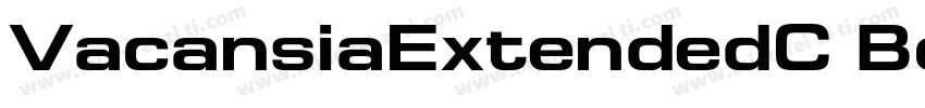 VacansiaExtendedC Bold字体转换